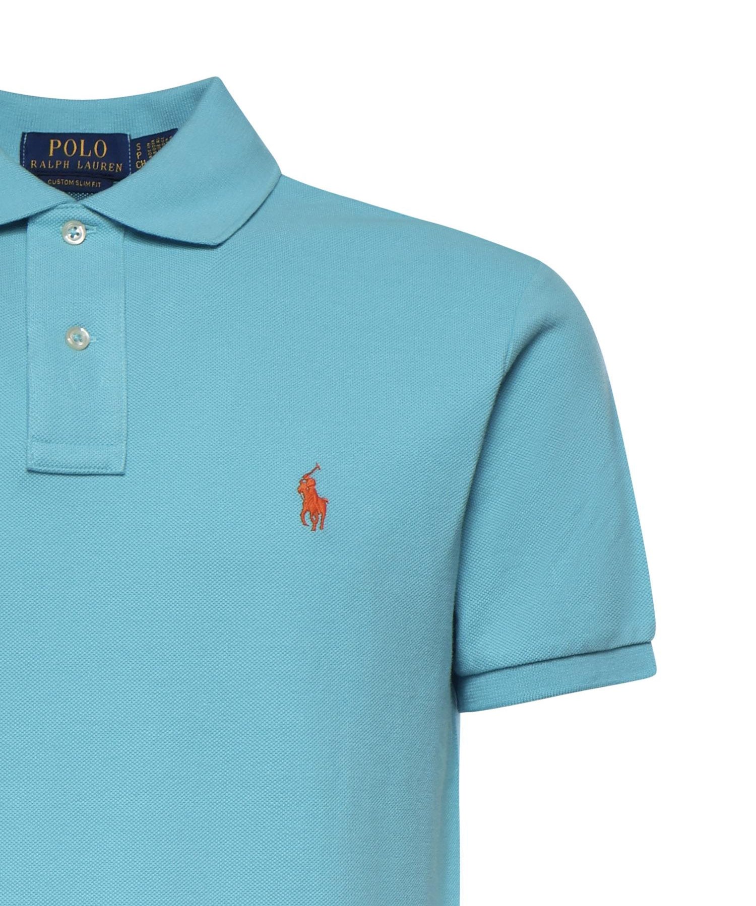Polo in cotone con logo 710680784 514 POLO RALPH LAUREN 