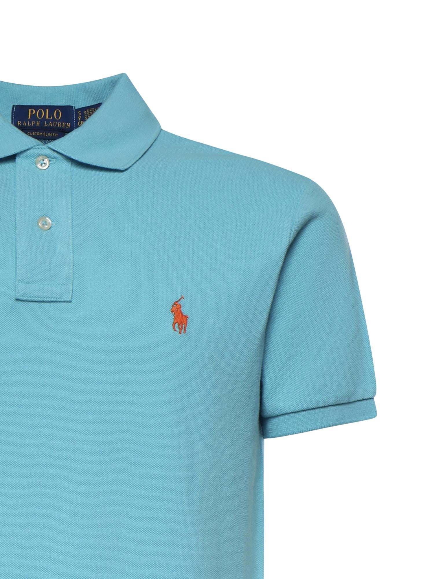Polo in cotone con logo 710680784 514 POLO RALPH LAUREN 