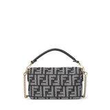 Borsa Baguette® Mini in jacquard FF effetto denim 8BS017 AWVAF0NAP FENDI 