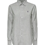 Camicia in cotone e lino con logo 211971514 500 POLO RALPH LAUREN 