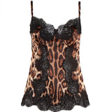 Top in raso stampa leopardo F72K9T FSAXYHY13M DOLCE & GABBANA 