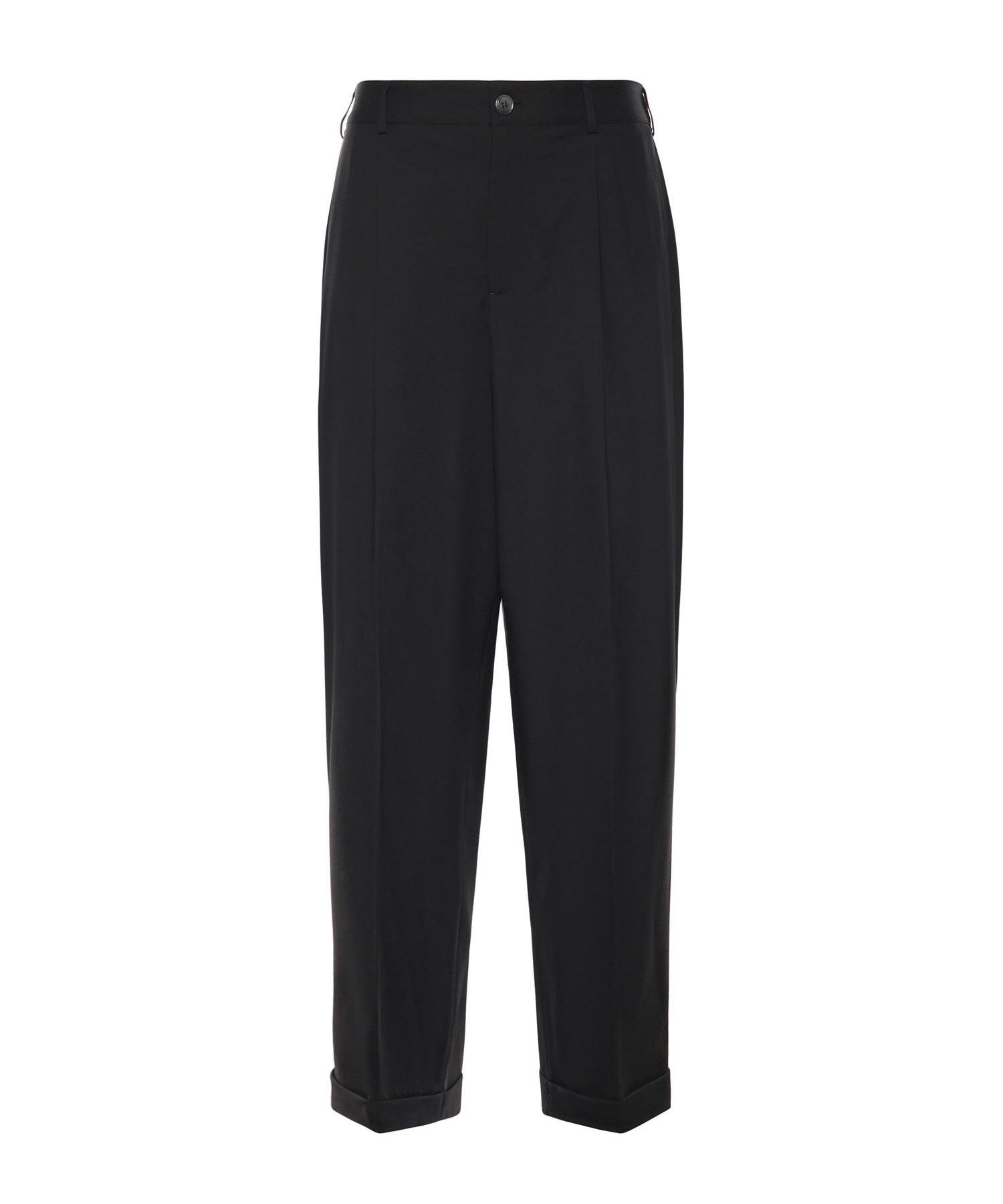 Pantaloni plissettati in fresco lana PUMU0332U0 UTW83900N99 MARNI 