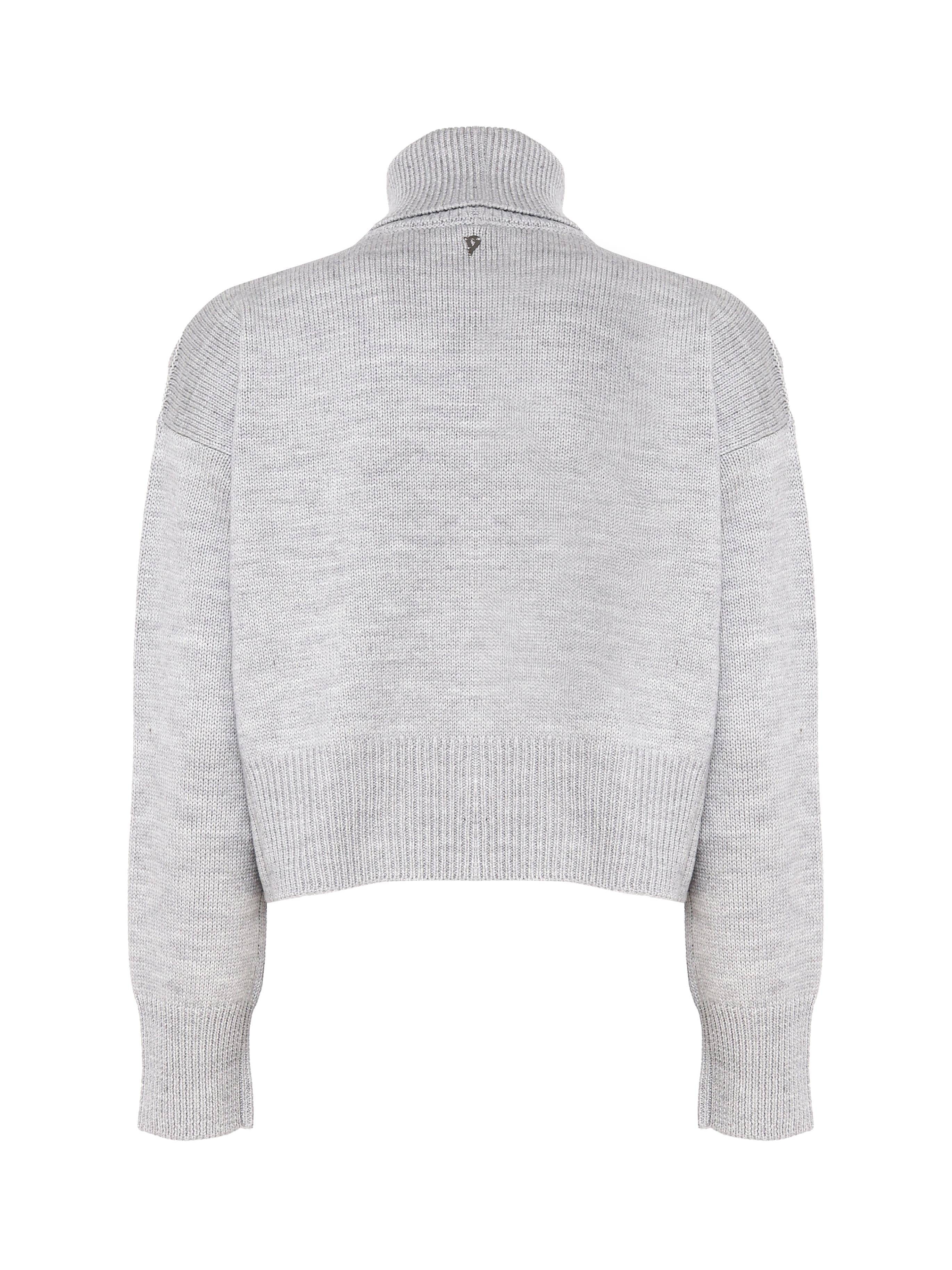 Maglioncino dolcevita asimmetrico DT329 M00796D2903 DONDUP 