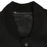 Bomber Varsity in nappa e tessuto VARSITY NAPPANERO GIULIANO GALIANO 