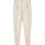 Pantalone sartoriale in lino DOMINIQUE 24S-LLAPNATURALE BEABLE 