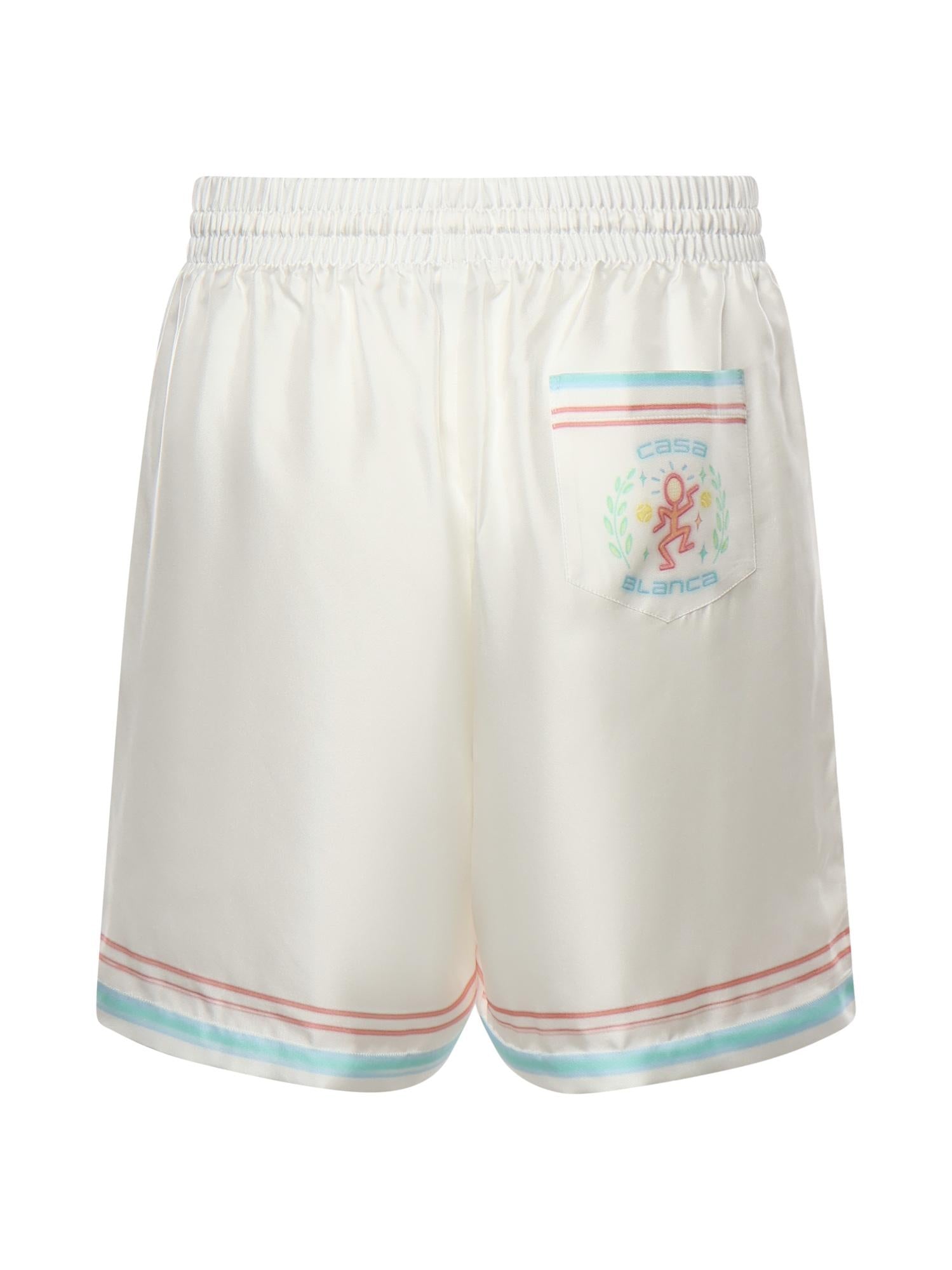 Shorts Dance Joy in seta MSP26TR339 01 CASABLANCA 