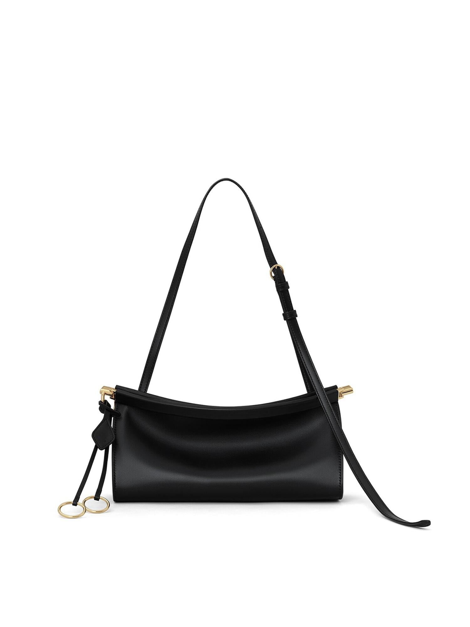 Borsa Le Click East West in pelle AA1S01426CA332 999 ALAIA 