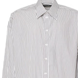 Camicia oxford con stampa rigata G5LU6T FR5ZPS8051 DOLCE & GABBANA 
