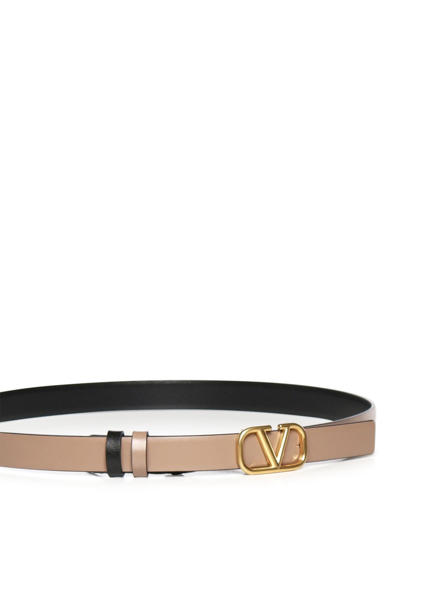Cintura Reversibile VLogo Signature in vitello 8W2T0S12 ZFRLC8 VALENTINO GARAVANI 