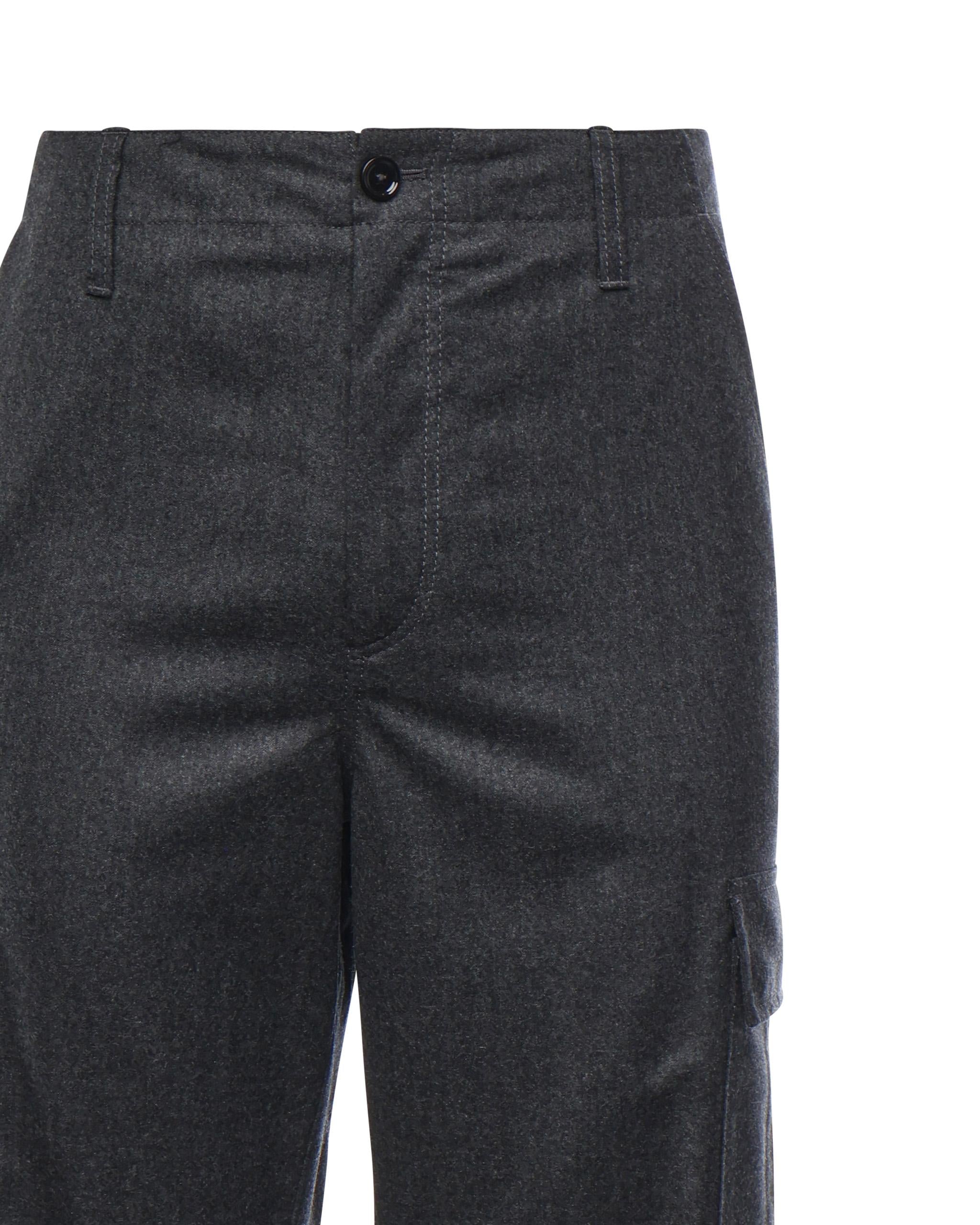 Pantalone cargo in flanella GP03LT FU21QS8290 DOLCE & GABBANA 