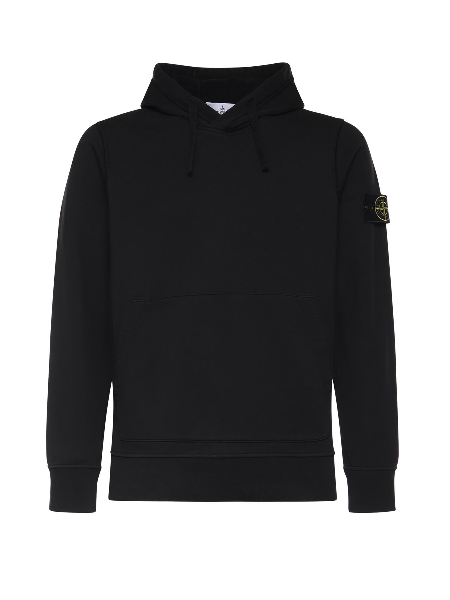 Felpa con logo in cotone L1S156100062 S0051V0029 STONE ISLAND 