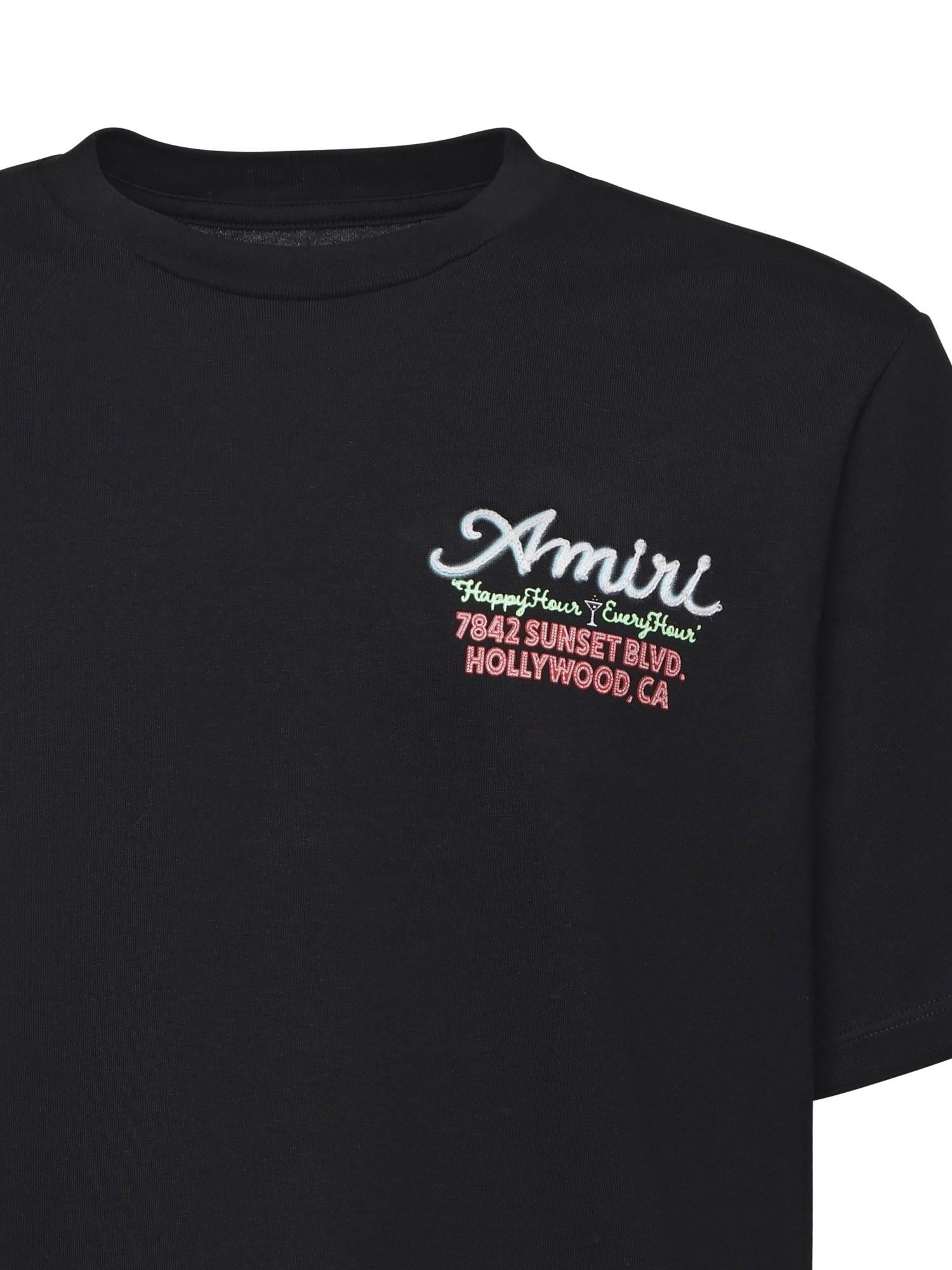 Neon Lights t-shirt in cotone AMJYTE1244 001 AMIRI 