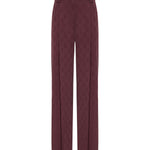 Pantaloni in jacquard con motivo cravatteria 106203 A33HRR7 PINKO 