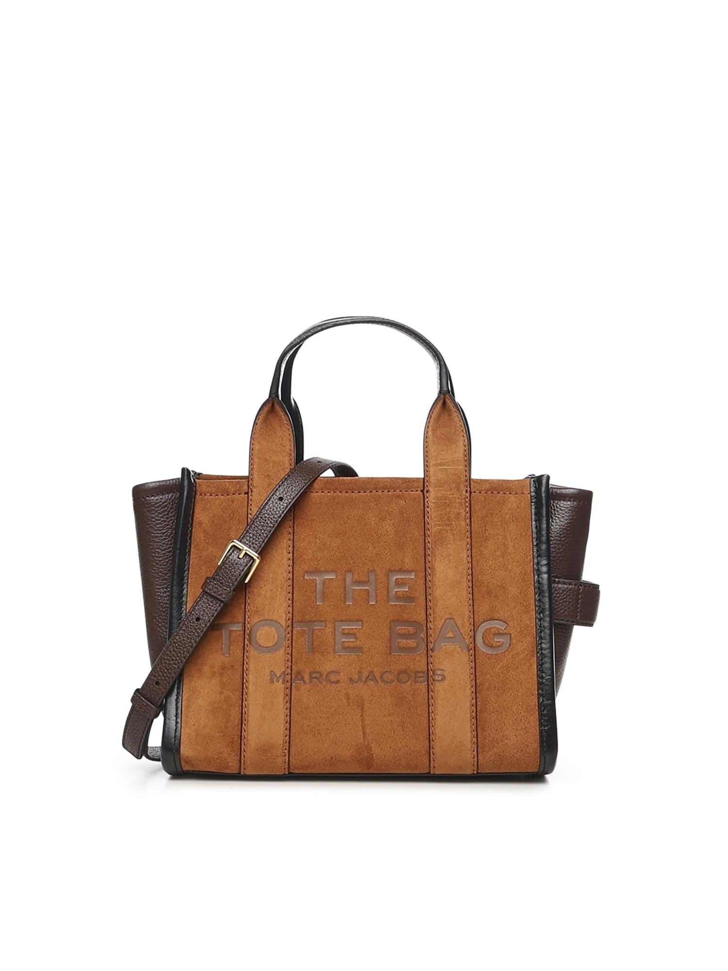 Borsa The small tote in pelle scamosciata 2F5HTT030H01 860 MARC JACOBS 