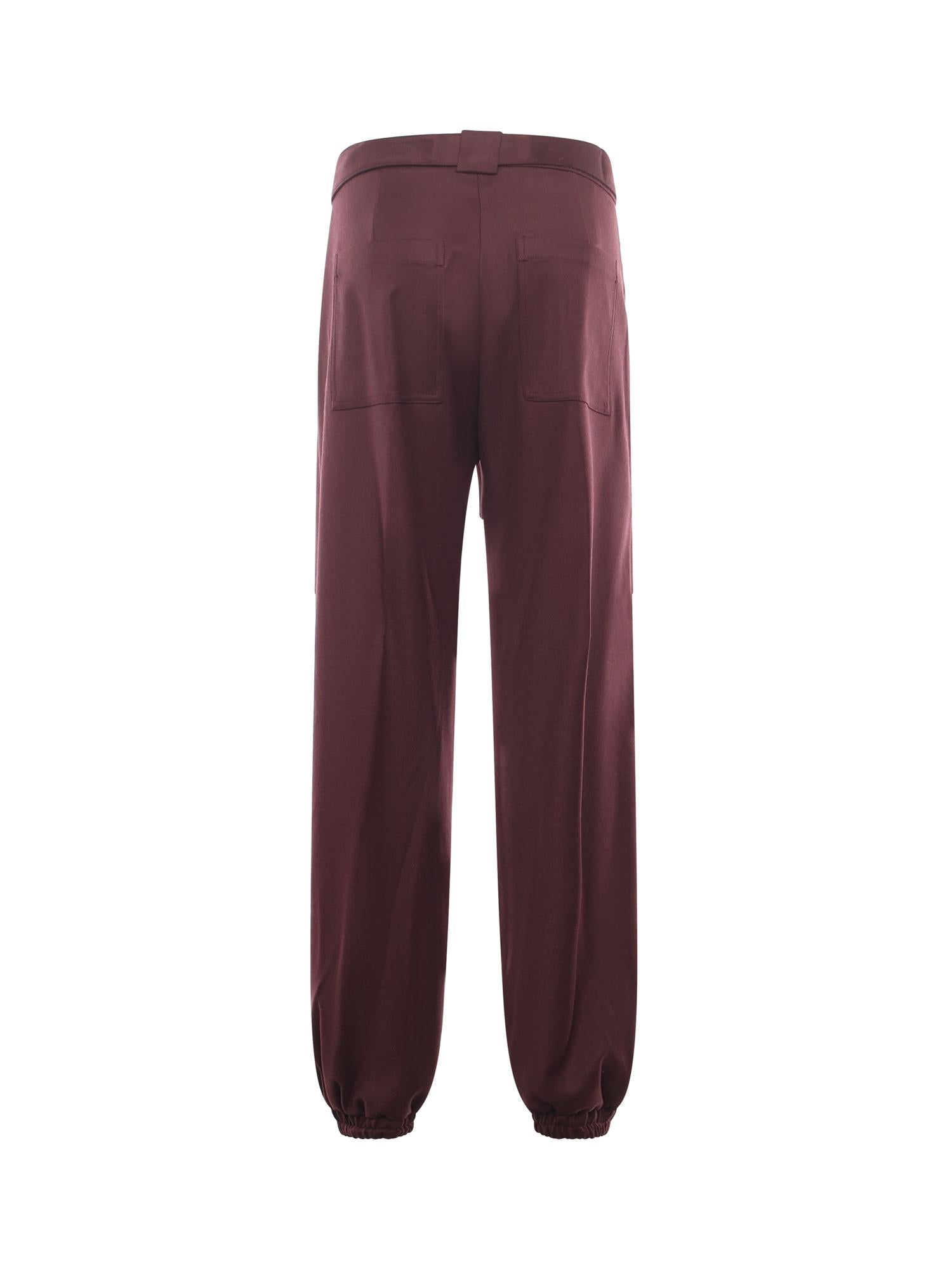 Pantaloni in flanella 104379 A306R57 PINKO 