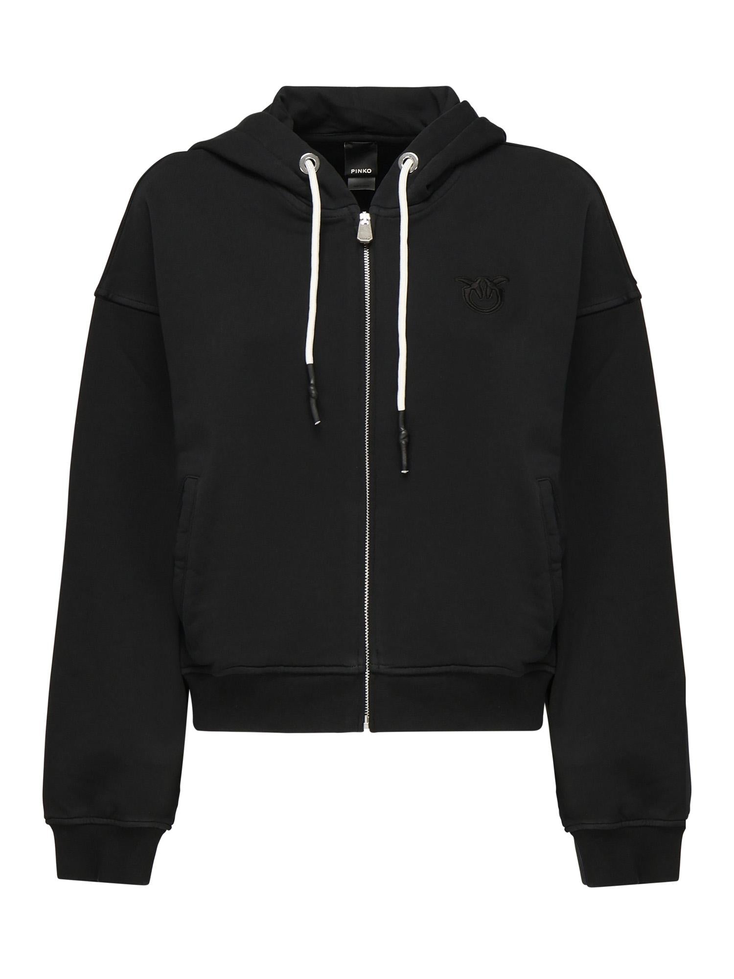 Felpa con logo 105509 A2RBZ99 PINKO 