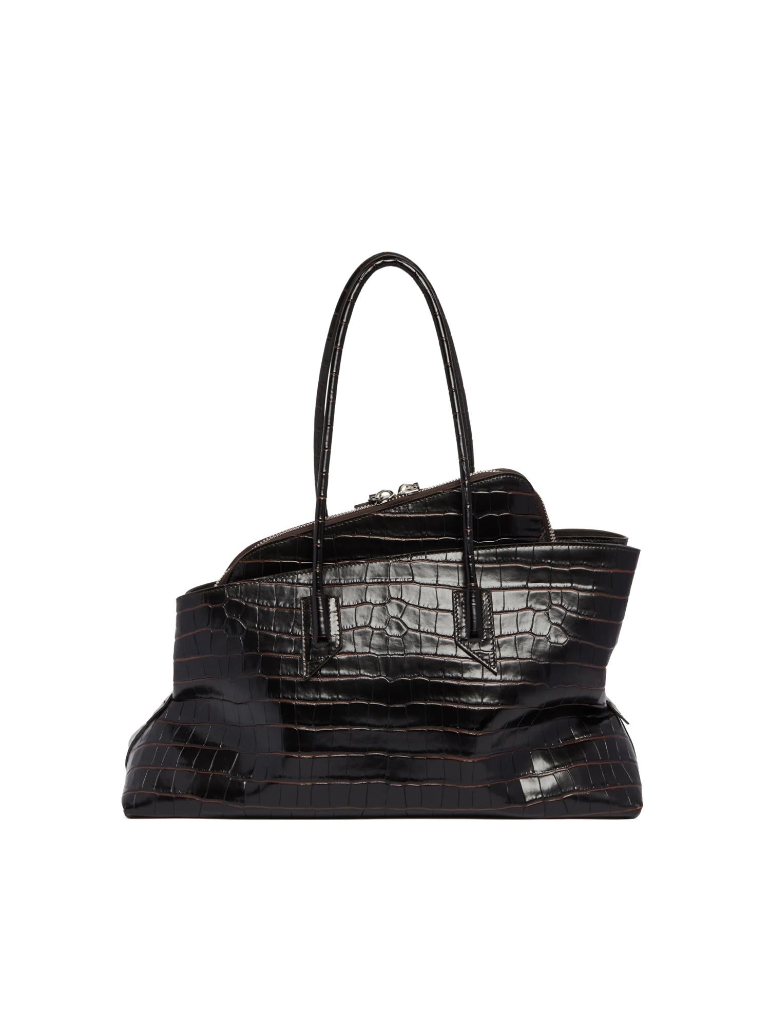 Borsa La Passeggiata Medium in pelle 250WAH00054 LBT021PR207 THE Attico 