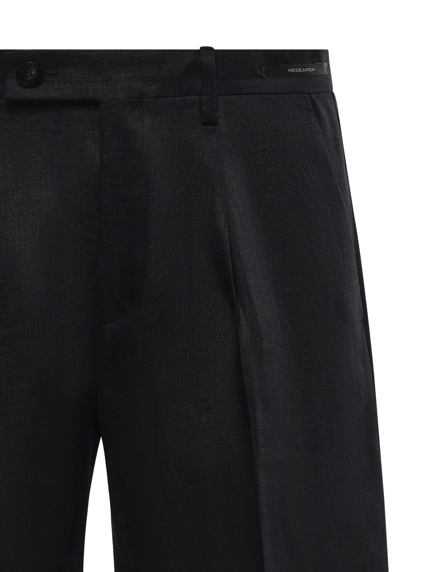 Bermuda Harry in lino con pince MCHAR3259S26B 019 MICHAEL COAL 
