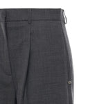 Pantalone dritto in misto lana DP9926 GREY OTTOD'AME 