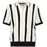 Polo a righe con logo GXZ81Z JFMZRW1001 DOLCE & GABBANA 