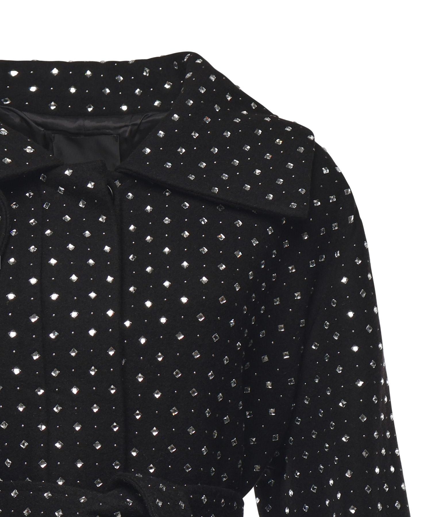 Trench con strass e borchie 106154 A30WZ99 PINKO 