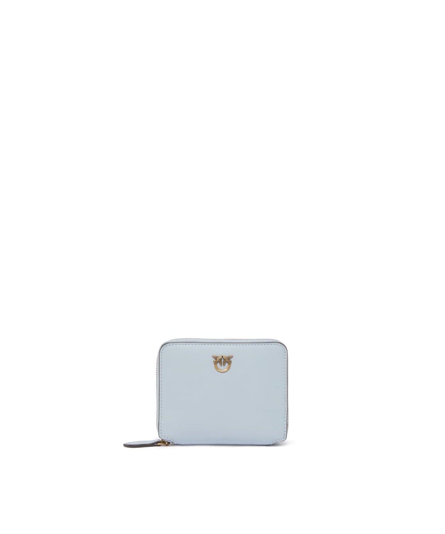 Portafoglio quadrato zip-around in pelle 100249 A0F1E37Q PINKO 