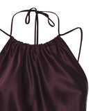 Top in satin 106621 A1Y5R57 PINKO 