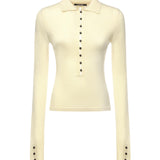 Polo "Le Polo Merino" in misto merino 25HPOW00806AK00145 205 JACQUEMUS 