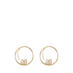 Orecchini ear cuff con logo e strass WEP2L4 W1111ZOO00 DOLCE & GABBANA 
