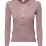 Camicia Henley in jersey di cotone CH26SJH30185 50C CHLOÉ 