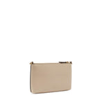 Pochette piatta in pelle con logo Love Birds 104277 A0F1C50Q PINKO 