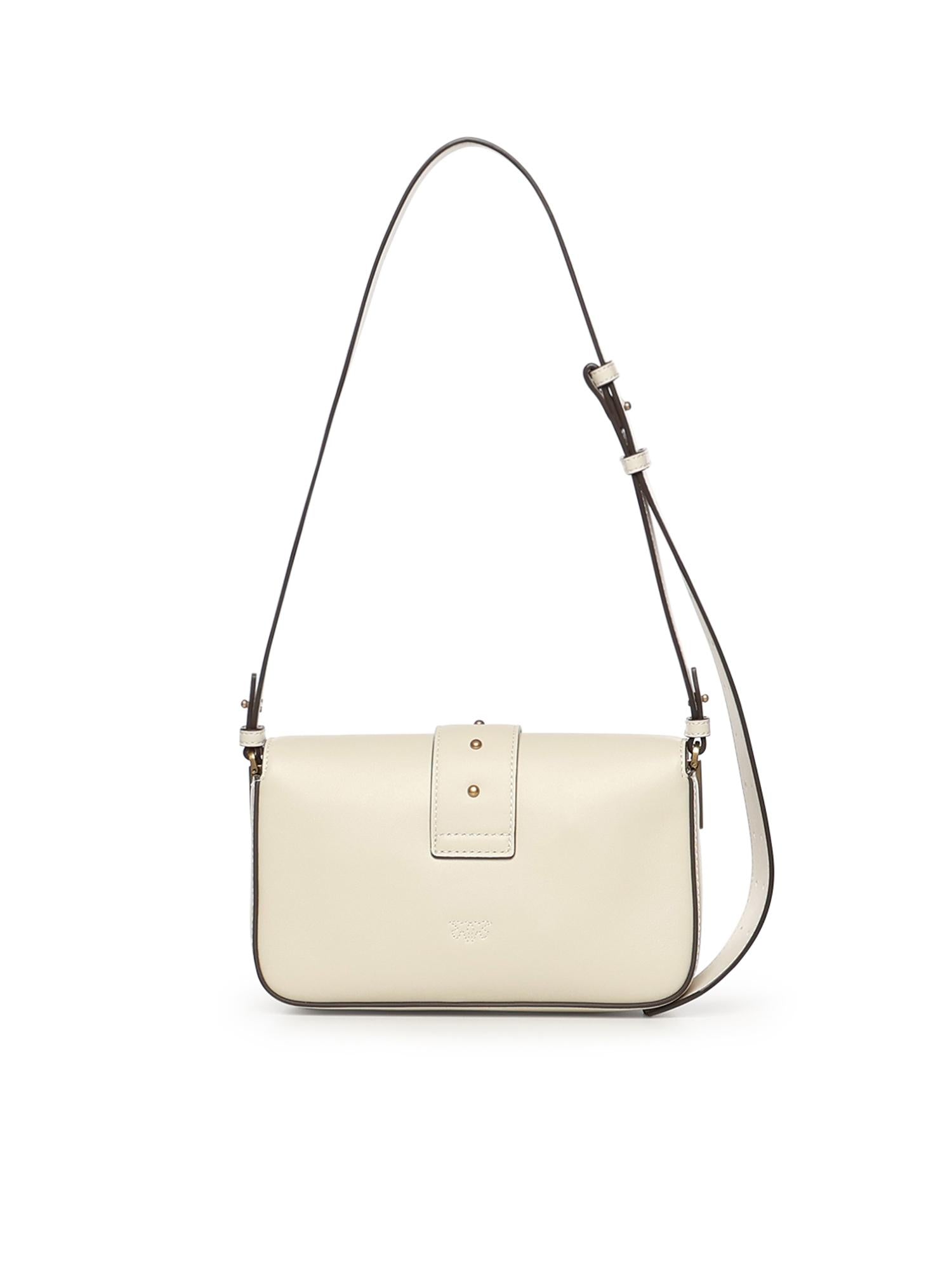 Borsa a spalla Mini Love Bag in pelle 104340 A0QOZ14Q PINKO 