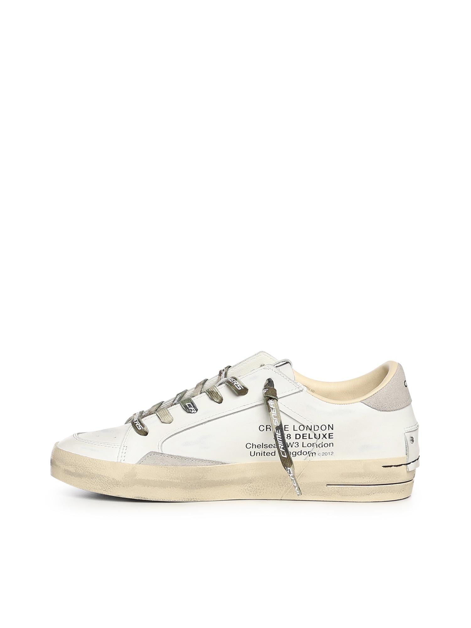Sneaker Sk8 Deluxe<BR/> 19108PP8B WHITE CRIME LONDON 