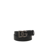 Cintura con logo in pelle di vitello BC4943 AG6518B956 DOLCE & GABBANA 