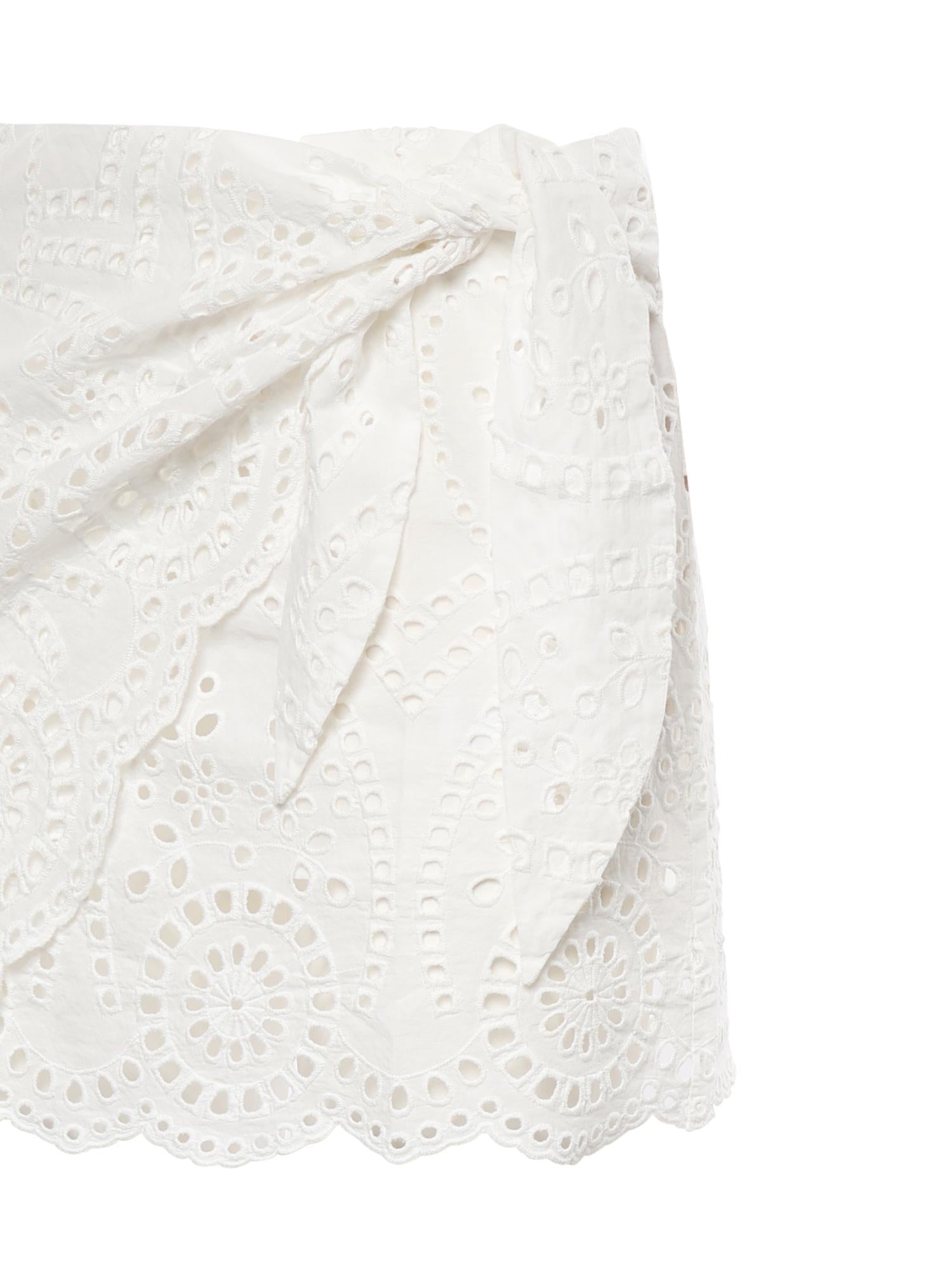 Minigonna Nyra in sangallo NYR0001 01000L MC2 SAINT BARTH 