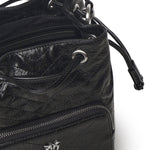 Borsa a mano piccola Cargo Bucket Bag in pelle 105112 A2JCZ99E PINKO 