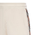 Shorts in cotone con finiture Check 8122350 C5121 BURBERRY 