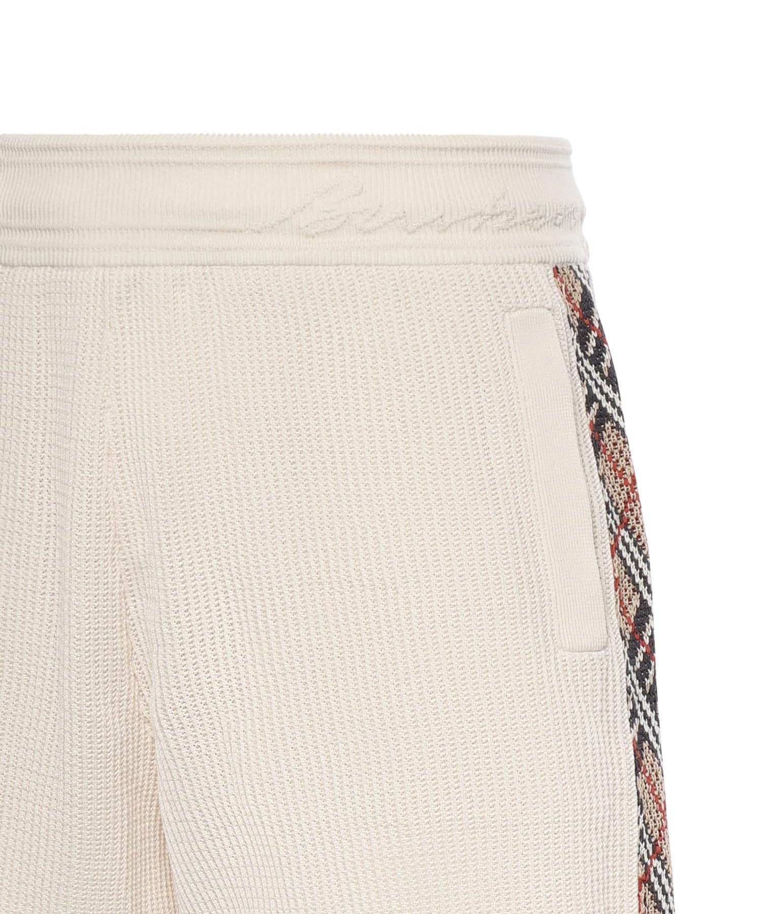 Shorts in cotone con finiture Check 8122350 C5121 BURBERRY 