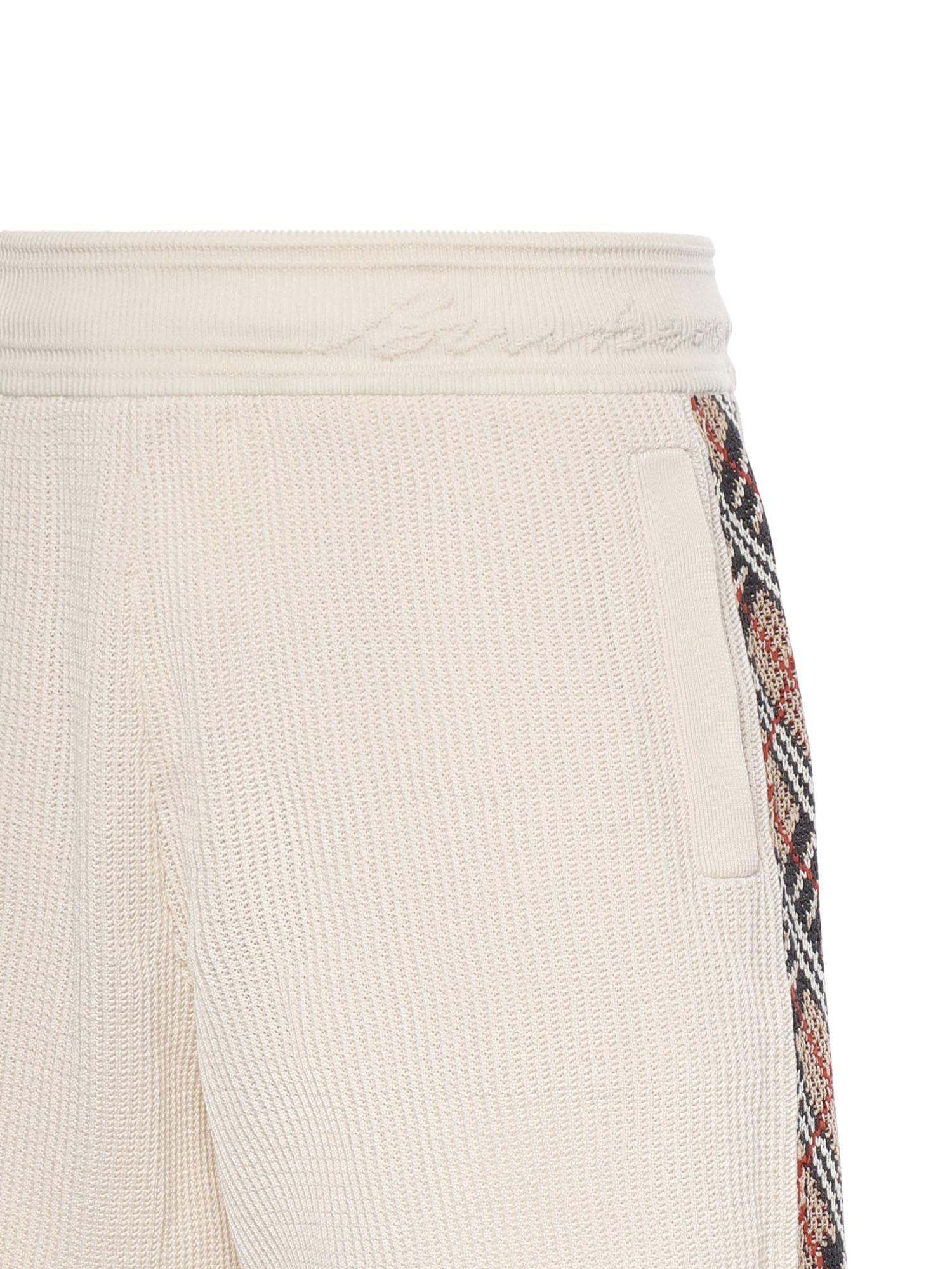 Shorts in cotone con finiture Check 8122350 C5121 BURBERRY 