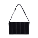 Clutch in fresco di lana gessato WB322 ES0080D999 DONDUP 