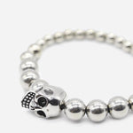 Bracciale skull in metallo<BR/> 554504 J160Y0446 ALEXANDER McQUEEN 