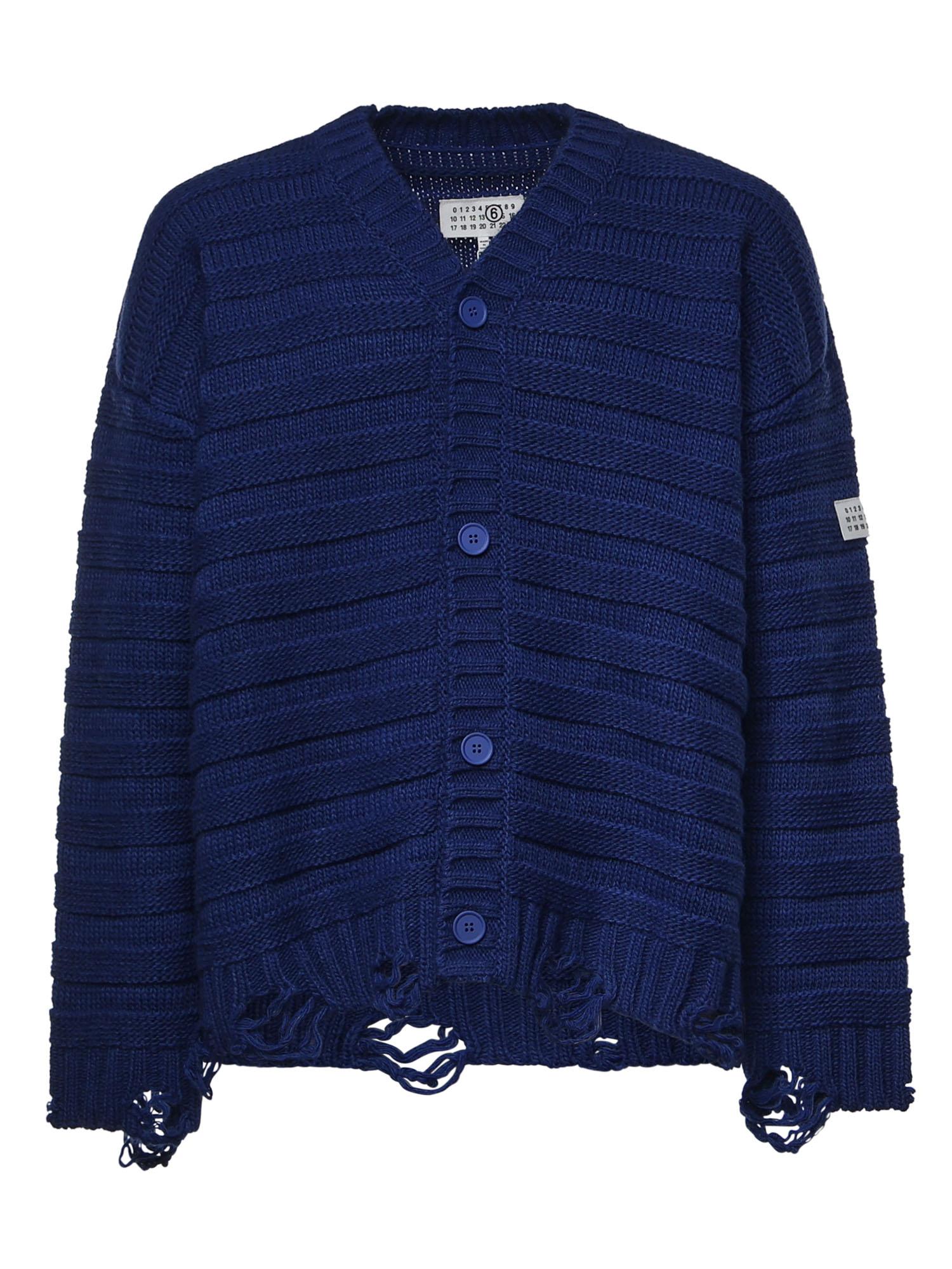 Cardigan in lana SH0HP0005 M13040483 MM6 Maison Margiela 