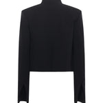 Giacca cropped in cady con dettaglio gioiello a X 79AAQ516 N0356899 GENNY 