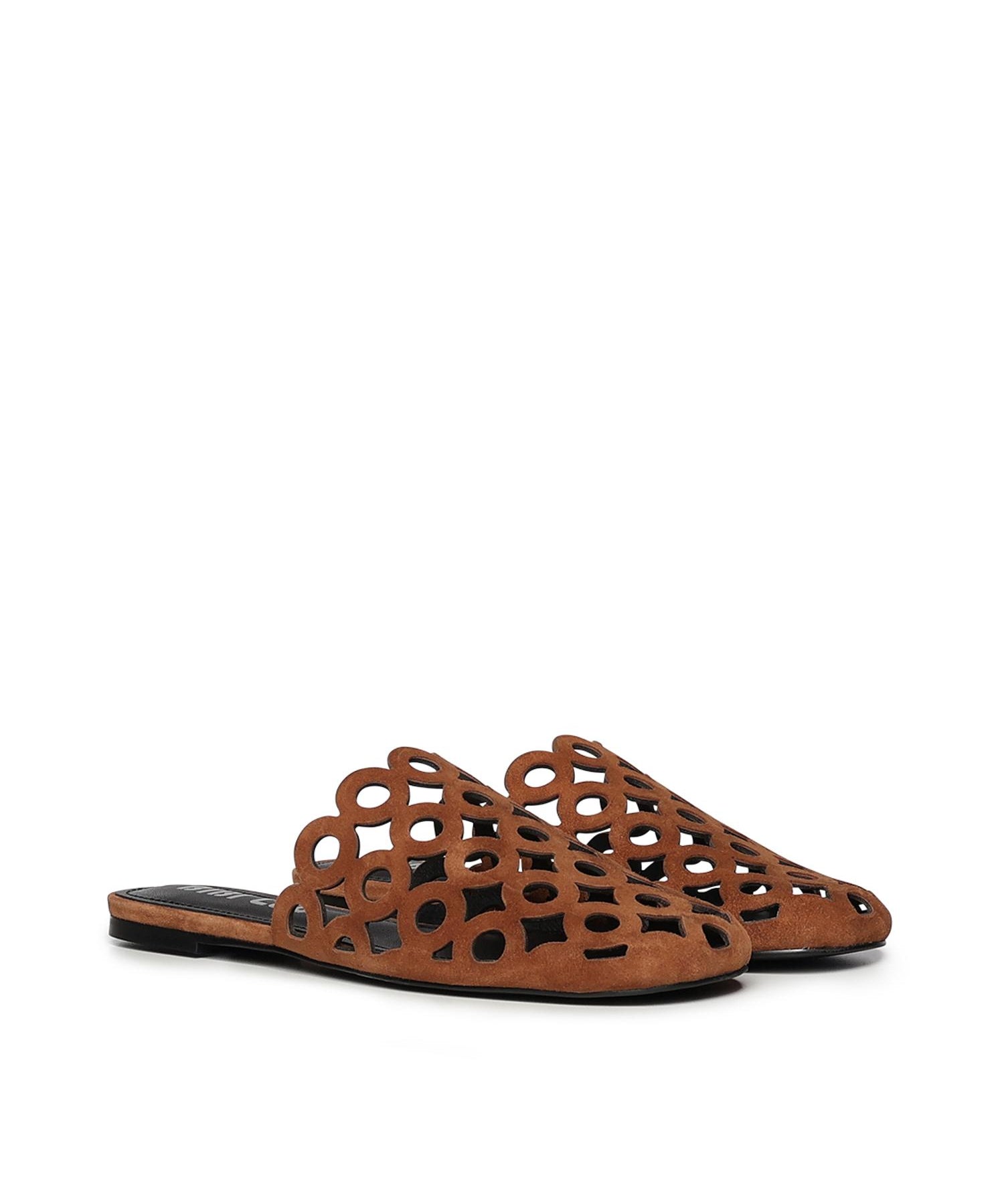 Mules Oribu in camoscio 629Z30VK CUERO BIBI LOU 