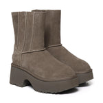 Twin seam new heights boots in suede 1158313 HCK UGG 