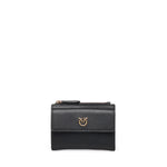 Portafoglio compatto in pelle 103612 A0F1Z99Q PINKO 