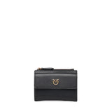 Portafoglio compatto in pelle 103612 A0F1Z99Q PINKO 