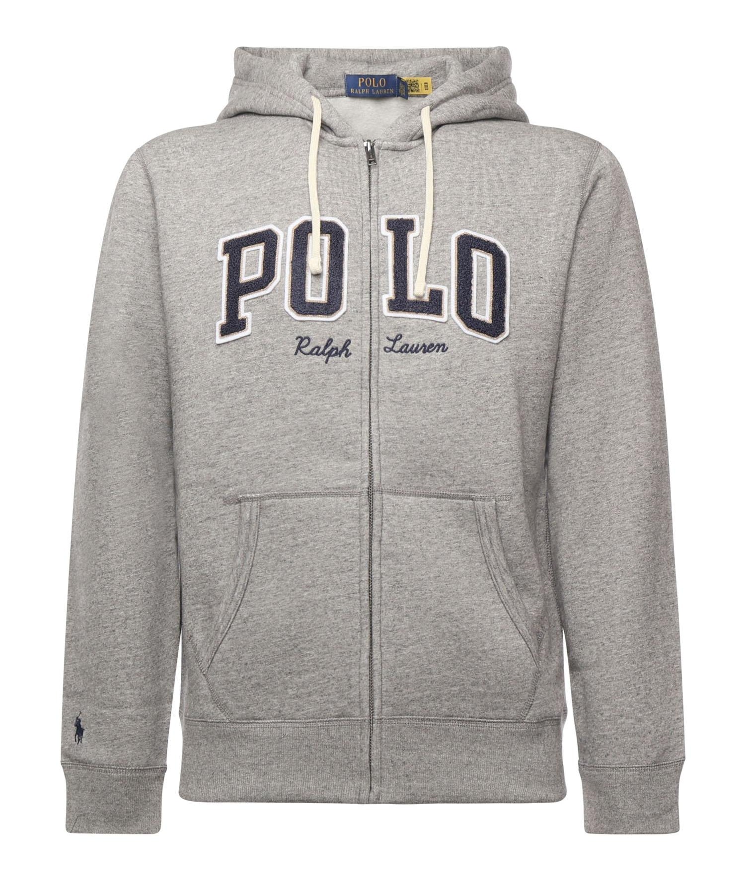 Felpa con zip e logo 710981151 001 POLO RALPH LAUREN 