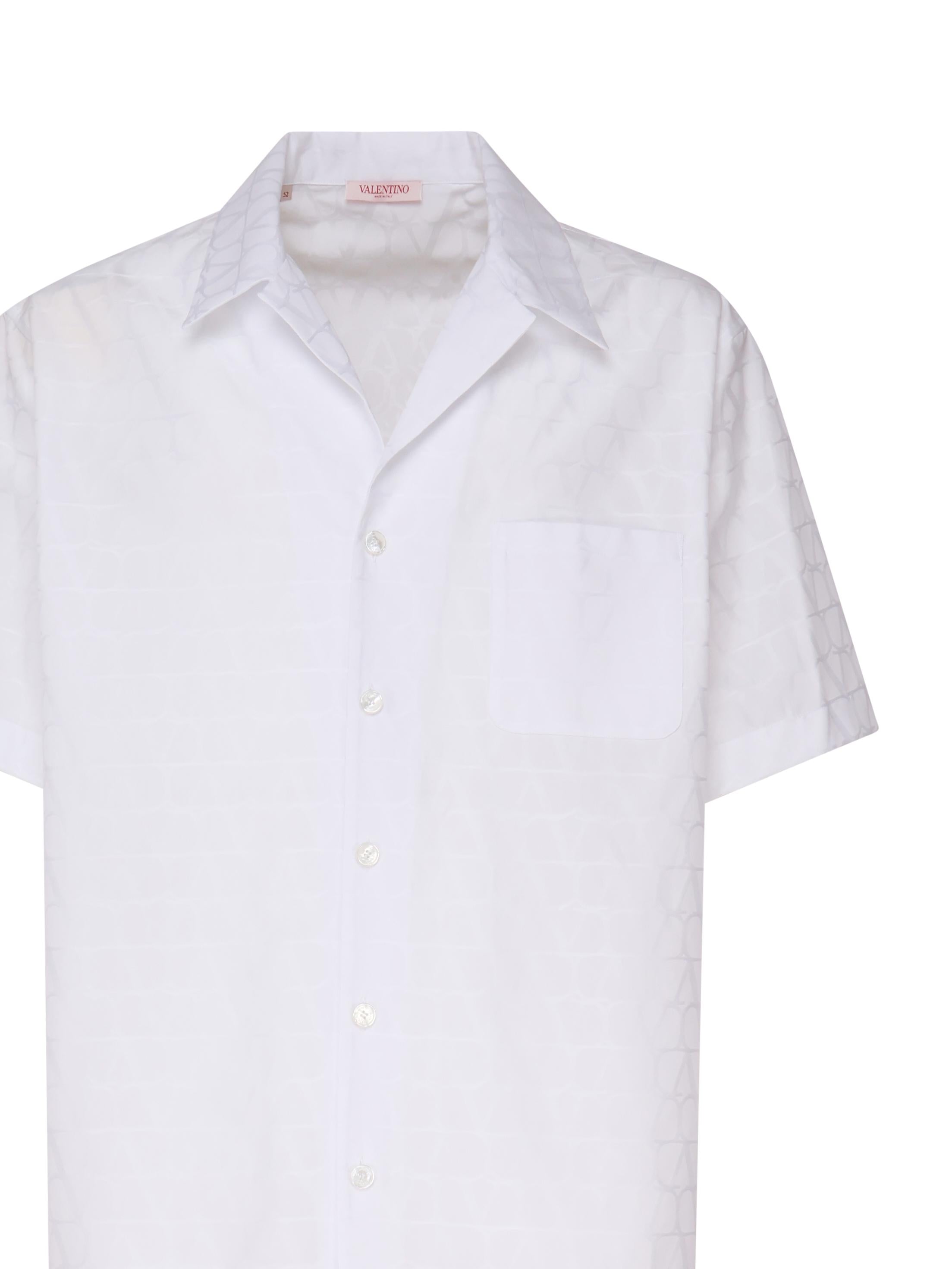 Camicia bowling con motivo Toile Iconographe 5V3AAA90 9VCKF9 VALENTINO GARAVANI 