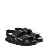 Sandalo a fasce in pelle XXW68K0JE60N6M B999 TOD'S 